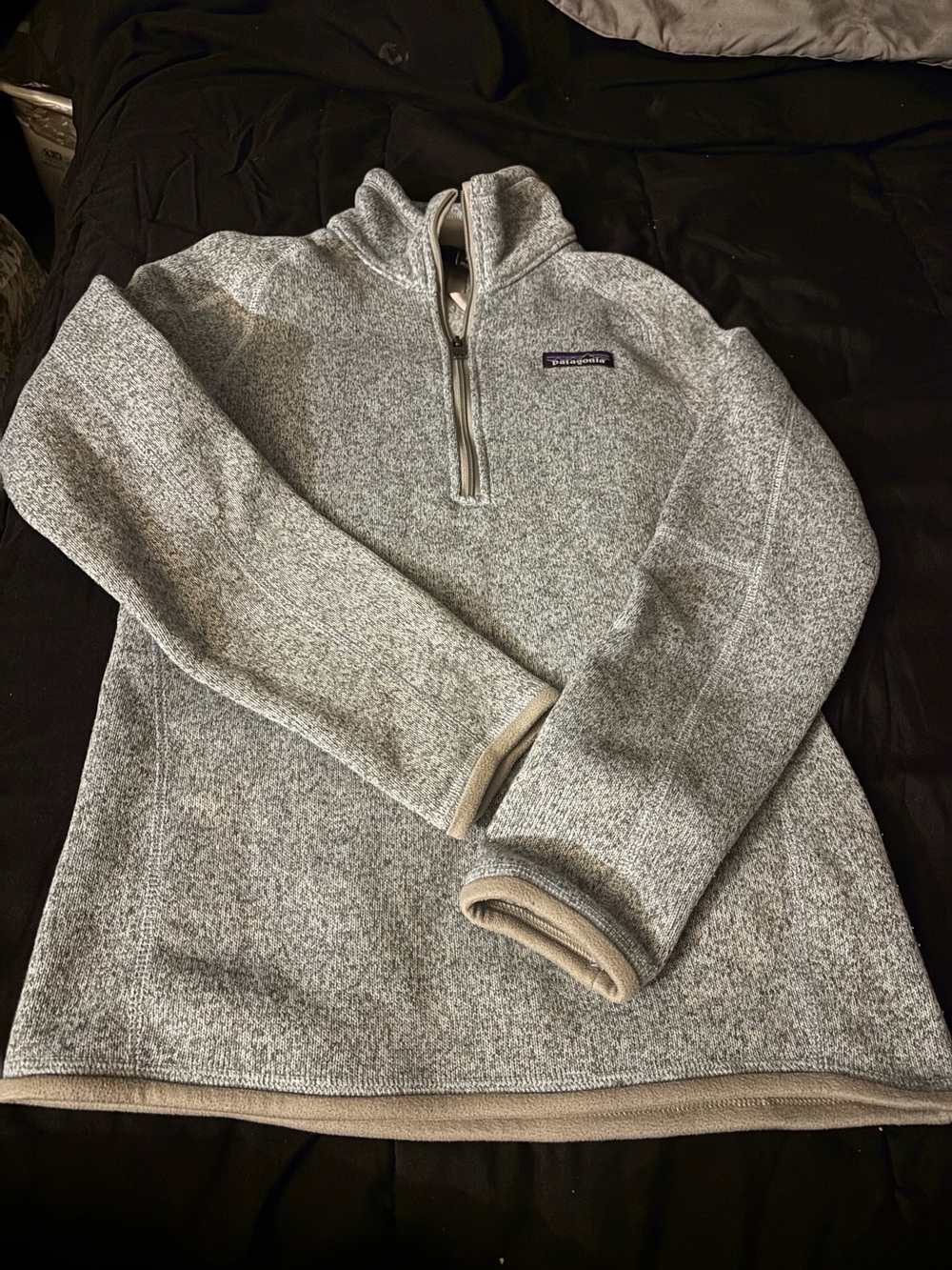 Patagonia Better Sweater 1/4 Zip Fleece Pullover Gray Women’s XS